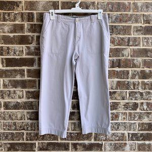 Eddie Bauer Straight Leg Cropped Capri Pants